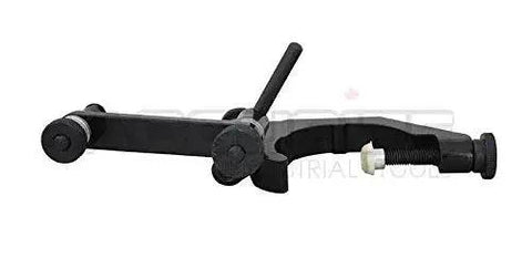 Universal Indicator Holder For Dial Test Indicator 0.03 In By 0.0005 In, Precision Clamping With One And Seven Eighths Inches Width, Arm Length From Clamp Four And A Half Inches, Reach Up To Twelve Inches In Diameter For Wide Coverage, Model He20-1501, side view