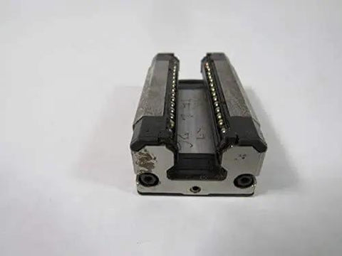 Front view of 15 mm runner block with pulley and bushing, single linear slide unit R162211420, sealed ball bearing option shown