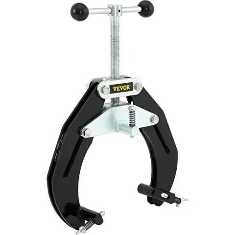 Heavy Duty Pipe Clamp For 2 To 6 Inch Pipes With Ultra Clamp Technology And Quick Acting Screws Steel Pipe Alignment Tool Black Design