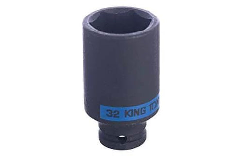 Impact Deep Socket 32Mm Half Inch Drive 6 Point Chrome Molybdenum With Phosphate Finish for heavy duty auto repair and mechanical work