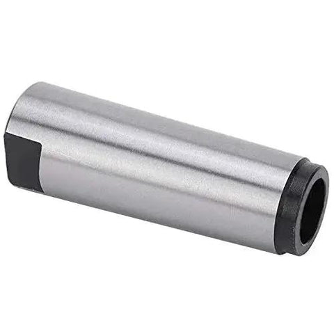 Taper sleeve reducing adapter for lathe MT4-MT2, silver aluminum tool component