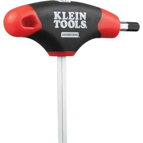 Front view of Ball End Hex Key Set With 6 Inch Blades For Angled Access And Tight Spots 10 Piece SAE Inch Wrench Kit With Journeyman Handles