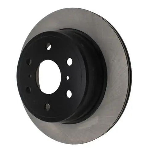 Centric Premium rear brake rotor with black hub and silver disc for Cadillac/Chevrolet/GMC