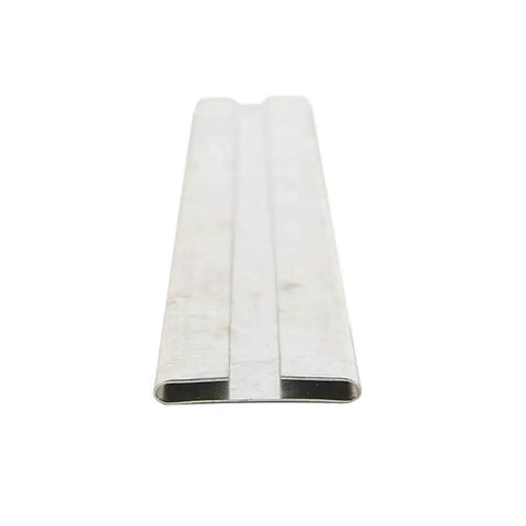 Master Flow 60 Inch Drive Cleat CD60 Galvanized Steel Rectangular Duct Connector front view