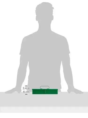 Silhouette with Knockout Punch Driver Set, 15-Piece Kit For 10 Gauge Steel on table showing relative size