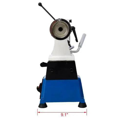 Side view of Versatile Benchtop Wood Lathe Workhorse With 10 By 18 Turning Capacity, Five Variable Speeds 500 750 1150 1800 3200 RPM