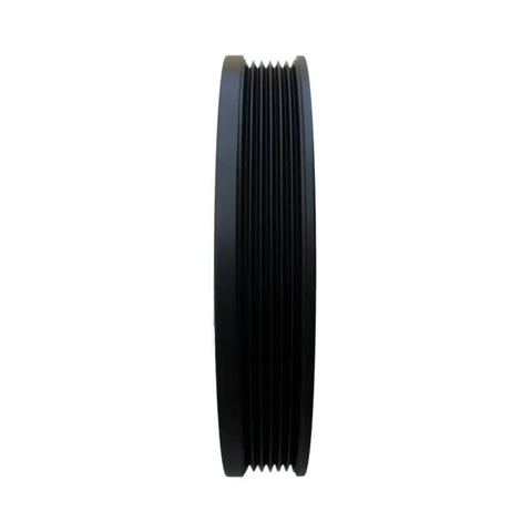Side view of Harmonic Balancer For Pontiac Firebird 1993 1994 1995 1996 1997 Black Serpentine Drive Belt Replacement