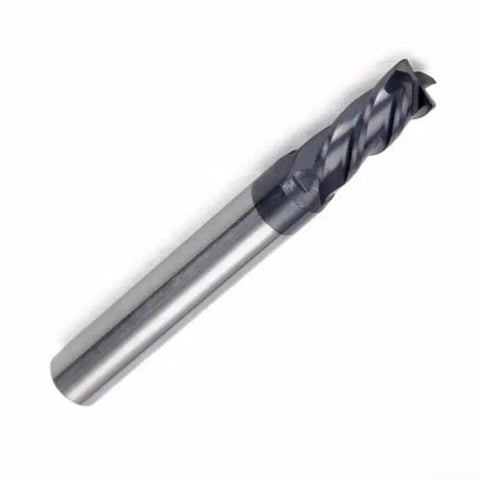 Solid Carbide End Mill 4 Flute AlTiN Coated Milling Cutter For High Performance Multi Material Cutting In Steel Stainless Steel Copper Cast Iron Plastic Wood 0.5mm Diameter CNC Tooling