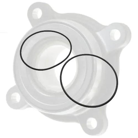 Rear Hub Bearing Case O Ring Set 2Pc Direct Replacement For Toyota Tacoma 2003 To 2024 And 4Runner FJ Cruiser And Lexus GX460 GX470 2003 To 2023 Replaces 90301 83002 Easy Maintenance OEM Grade Seals Premium Fit showing two O-rings on hub