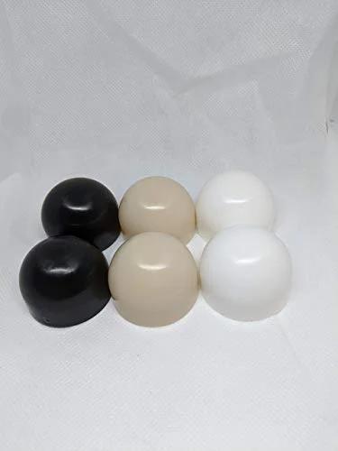 Toilet Bolt Cap Kit Black Includes Brass Bolts Nuts Washers And Caps To Stay Secure And Will Not Pop Off Easy Installation