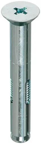 Sleeve-All 3/8 In X 2-3/4 In Phillips Flat-Head Sleeve Anchor, Expansion Anchor For Solid Base Materials metal close-up