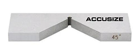 45-degree block from 17 Piece Precision Angle Block Set For Milling And Grinding By Accusize Industrial Tools, Hardened HRc 45-50 Steel