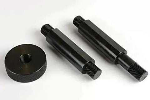 Square 92mm By 92mm 1/4 DIN Panel Meter Punch Die Set With Draw Studs And Spacers, heavy duty, compatible with Greenlee punch sets.