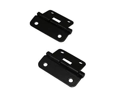 Take Apart Lift Off Hinge Set Of 2 For Cabinets And Doors, 14 Gauge Steel, Black Powder Coat Finish, 2.30 W X 1.91 H, 4 Mounting Holes, Easy Take Apart Design For Quick Access, Reliable Hardware Company RH 1225BK 2 A