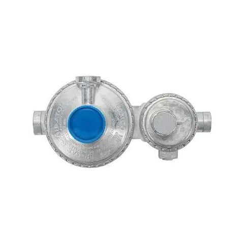 Two Stage Propane Regulator For RVs Delivers Smooth Consistent Gas Flow Under Fluctuating Pressure Camco Compatible, front view