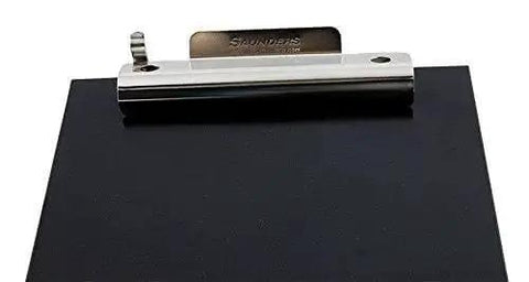 Black Dual Layer Metal Clipboard Folio With Storage For Letter Size Papers Privacy Nursing Clipboard And Office Paper Organizer