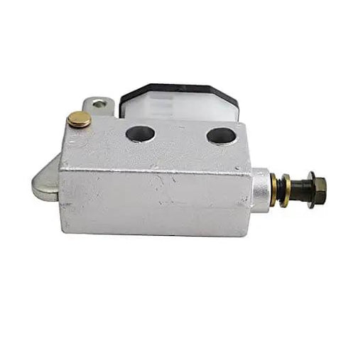 Side view of Disc Brake Master Cylinder Pump for Go Kart ATV UTV Four-Wheeler Motorcycle Mods, Hydraulic Brake System Replacement, metal casing
