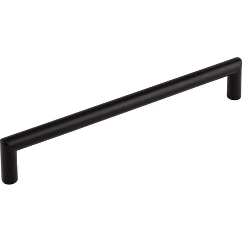 Kinney Pull Flat Black Eight Inch Cabinet Pull Lynwood Collection With Seven And Nine Sixteenths Inch Center To Center Mounting Holes