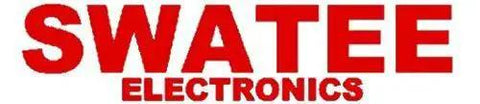 Logo of Swatee Electronics in bold red text on a white background