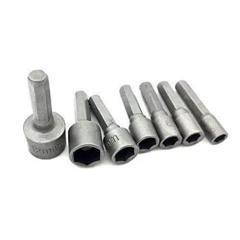 14 Piece Power Nuts Driver Drill Bit Tools Set Panovos With Metric Socket Wrench And Hex Key Bits For Corded And Cordless Drills