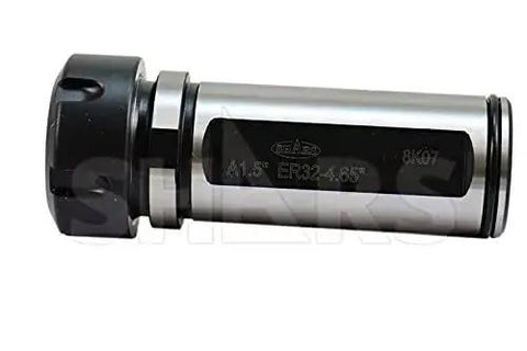 ER32 Coolant Through Straight Shank Extension Tool Holder With O Ring Seal And Slotted Nut, 50mm Collet Nut, M40x1.5 Threads