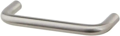 Ultra Minimal Solid Wire Cabinet Pulls Satin Nickel For Cupboard And Drawer Handles 3 Inch Center To Center front view