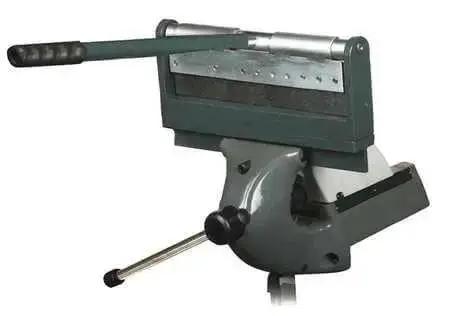 Bench Vise Pan And Box Brake Kit For 5 Inches Or Larger Vises With Pro-Grade Removable Bending Fingers And Bending Jaw Lever, Black