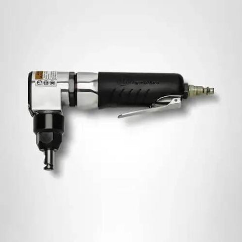 Air Nibbler With Angled Head 4200 SPM front exhaust cuts up to 18 gauge steel aluminum or plastic ergonomic grip side view