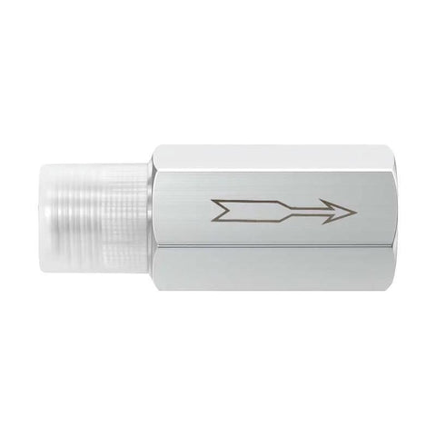 Check valve, 3/8 NPT male to 3/8 NPT female, stainless steel 304, one-way valve