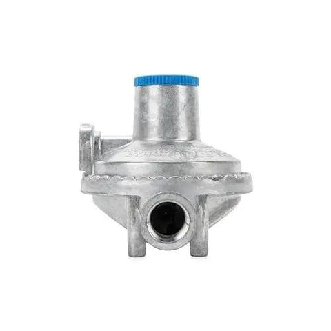 Two Stage Propane Regulator For RVs Delivers Smooth Consistent Gas Flow Under Fluctuating Pressure Camco Compatible unit close-up