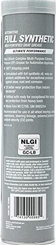 Moly-Fortified Full Synthetic Grease - 14.1 OZ Cartridge -40°F to 400°F