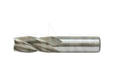 End Mill Set Ten Piece HSS Uncoated Four Flute Center Cut Single End For Milling From Three Sixteenths Inch To Three Quarters Inch
