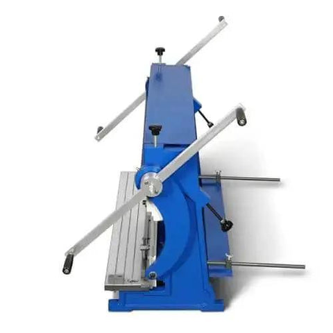 Side view of Beast Of A Three In One Pan And Box Brake Slip Roll Shear And Bending Machine for 20 Gauge Mild Steel, Model MMCB3016.