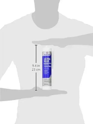Sensor Safe Ultra Blue RTV Silicone Gasket Maker 13 Oz For Oil Resistant Seals Vibration Ready OEM Spec Low Odor Non Corrosive Sealant With Flexible Formula