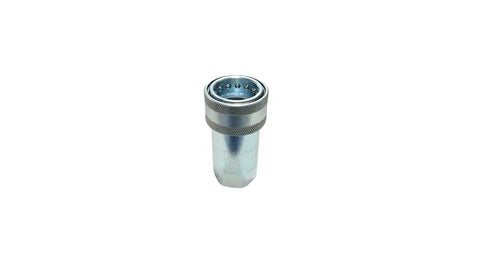 Hydraulic Quick Connect Set AG ISO 5675 Pioneer Style Pro Grade Coupler with Three Quarters Inch NPT Threads and Red Dust Caps