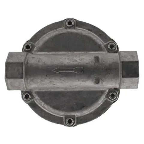 Top view of Gas Pressure Regulator For Gas Lines 2 Psi Output Up To 250000 BtuH Propane And Natural Gas One Half Inch Connection