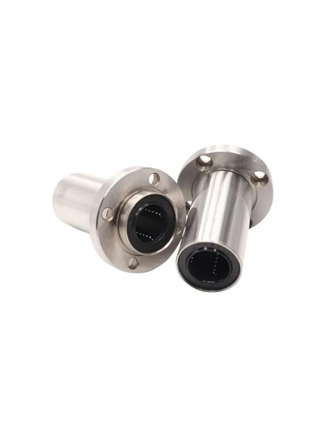 Round Flange Linear Motion Bushing LMFP Series LUU Lengthen 35x52x135mm LMFP35LUU Heavy-Duty High Carbon Bearing Steel 60-64 HRC