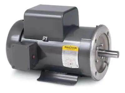 0.75 HP 1-Phase 1725 RPM, 230/115V, 56C Frame single unit with C-Face Flange and Foot Mount, TEFC motor