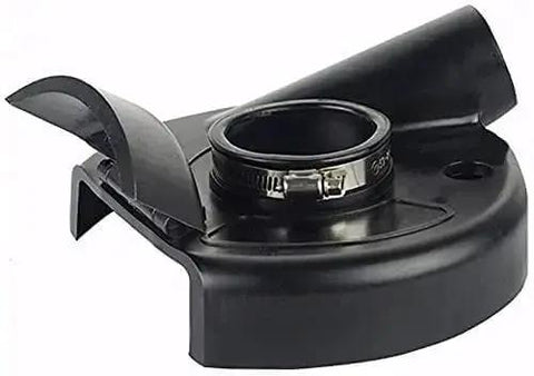 Grinder Vacuum Shroud Cover for 7 Inch Angle Grinders Universal Dust Shield for Hand Grinders and Polishers Rubber and Plastic Construction