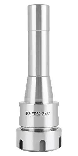 R8 Shank ER32 Collet Chuck For CNC Milling and Lathe Tools, 8000 RPM Max, ultra precision, hardened tool steel, front view