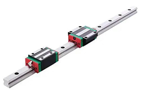 HGW20HC Linear Guideway Heavy Duty Ultra Smooth Motion with W Flange Block and Z0 Preload on Metal Rail