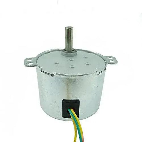 Ultra Compact 110V AC Synchronous Gear Motor With 10 RPM Slow Speed Reduction CW CCW Low Noise 50 By 38 Millimeter 6 To 10W Bringsmart 50KTYZ