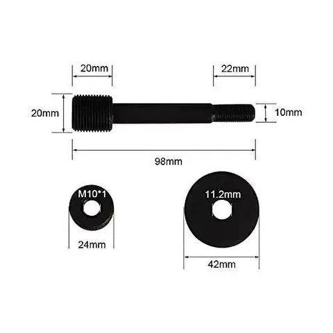 Hydraulic Knockout Punch Driver Kit With Hole Die Set 16mm To 114mm Includes Pull Rod Pro Grade Durable Build