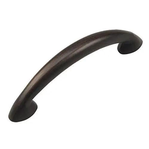 10 Pack Oil Rubbed Bronze Arch Cabinet Pulls For Modern Kitchens And Bathrooms, 2-1/2 Inch Hole Centers, 3-1/16 Inch Overall Length