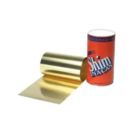 0.003 Inch Brass Shim Stock Roll, 6 By 100 Inches, Machinist Grade Shim Material for Precise Spacing and Calibration