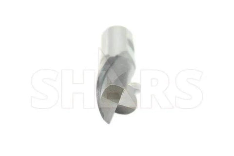 Front view of Seven Eighths Inch HSS Two Flute Center Cutting End Mill With Three Quarter Inch Shank And One And A Half Inch Flute Length Model 4046014