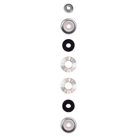 Bilstein 5100 Series Single Rear Shock Absorber kit components for 2010-2024 4Runner SR5 with 0.5-2 inch rear lift, monotube design.