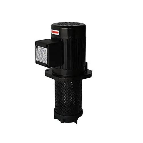 TC 8130 One Eighth Horsepower Coolant Pump For Lathe And Bandsaw Tools Immersion Length 130 MM Five Inch NPT Three Eighth Inch Thread Flow Nine Point Two GPM