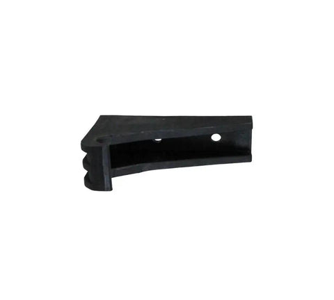 Truck Hood Latch Catch For 2000 To 2008 Freightliner Columbia OEM 17-13788, side view, black metal with two holes