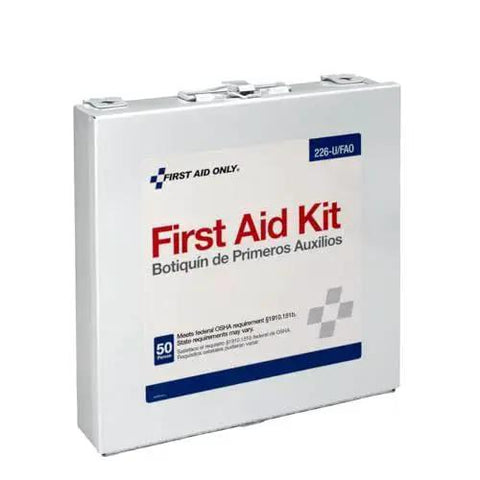 OSHA Compliant 191-Piece First Aid Kit For Business, Home, And Car With Color-Coded Unitized Boxes, 50-Person Emergency Kit